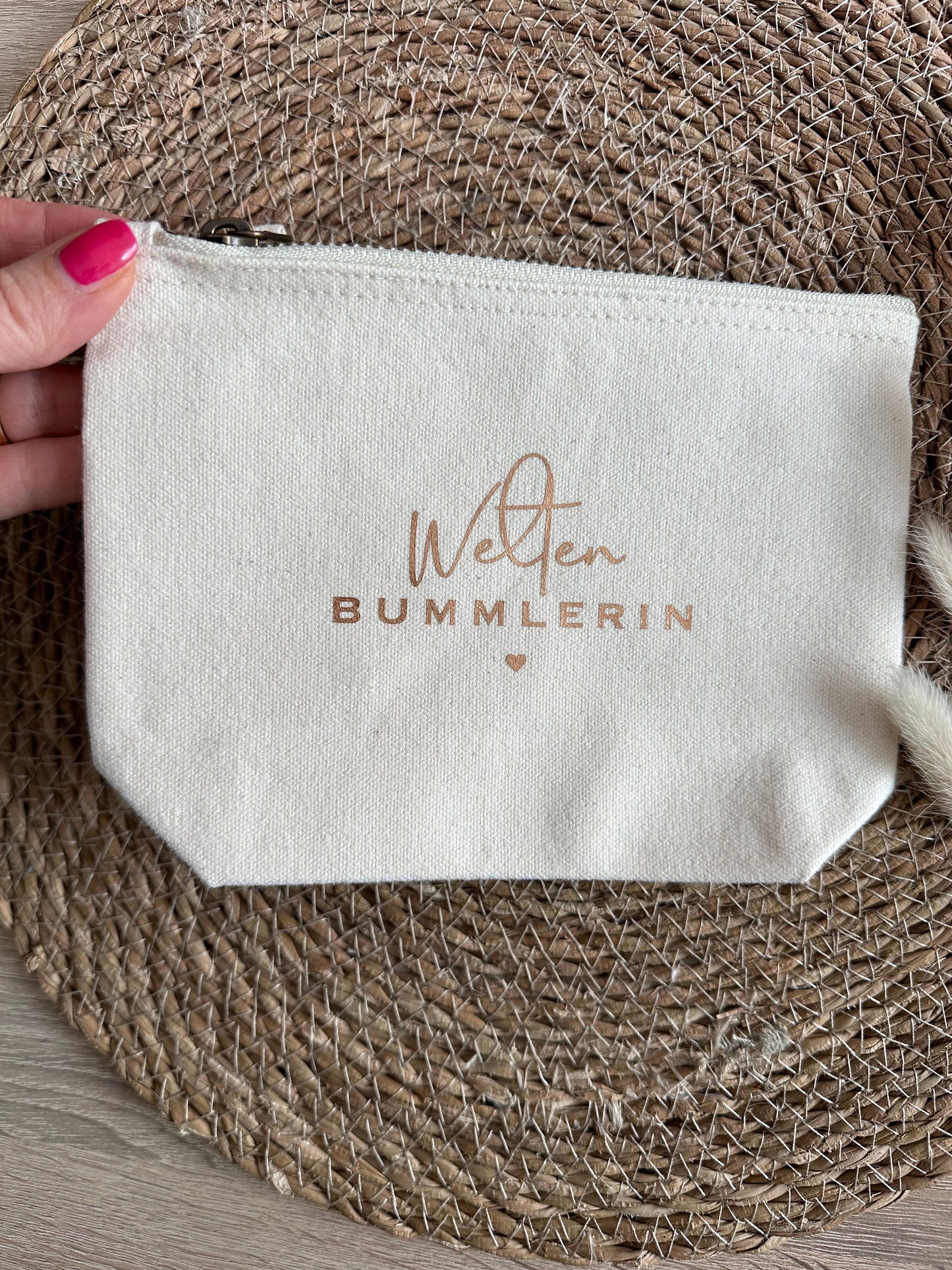 Kosmetiktasche Weltenbummlerin