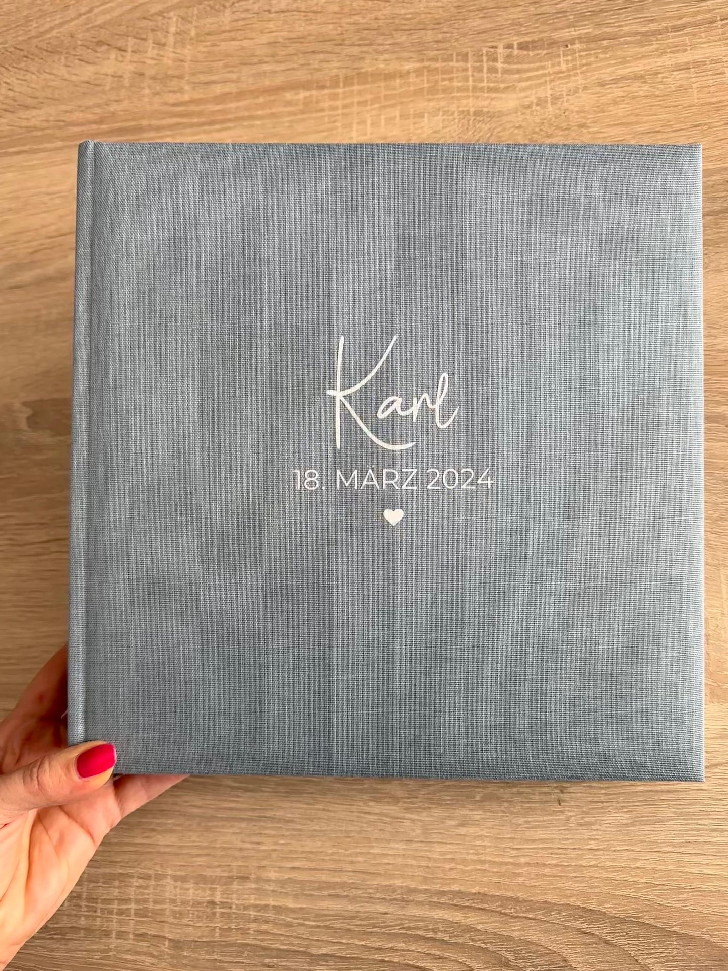 Personalisiertes Babyalbum Geburt