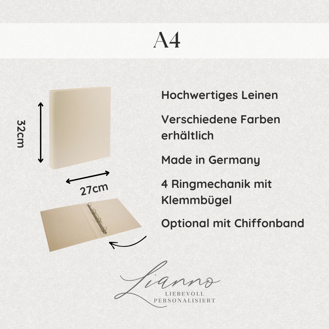 Gästemappe modern A4 oder A5