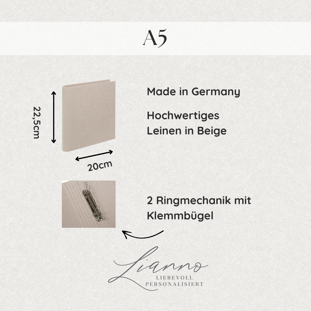Gästemappe modern A4 oder A5