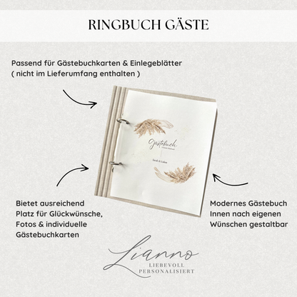 Gästemappe modern A4 oder A5