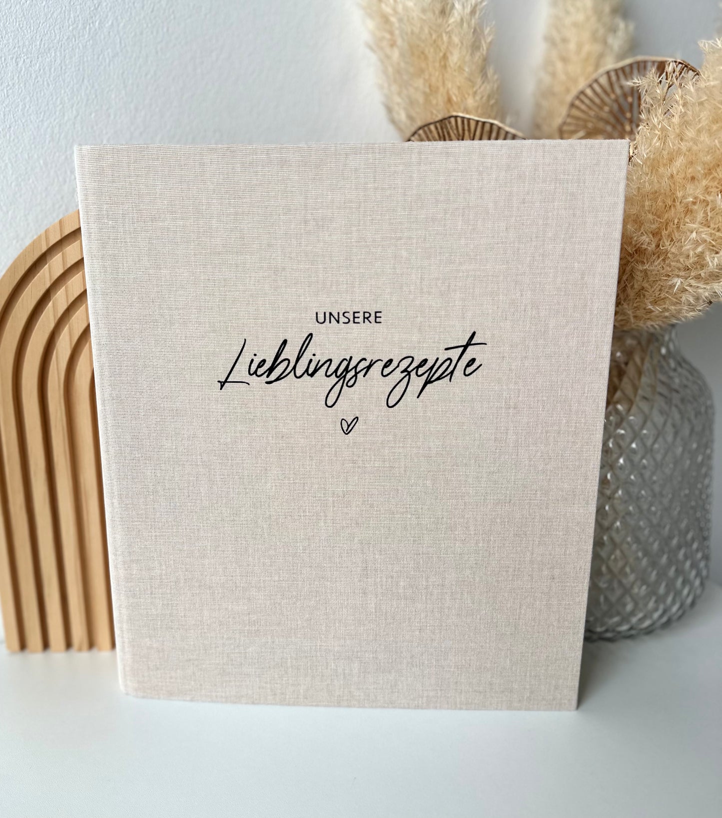 Rezept Ordner „Unsere Lieblingsrezepte“ Leinen A4