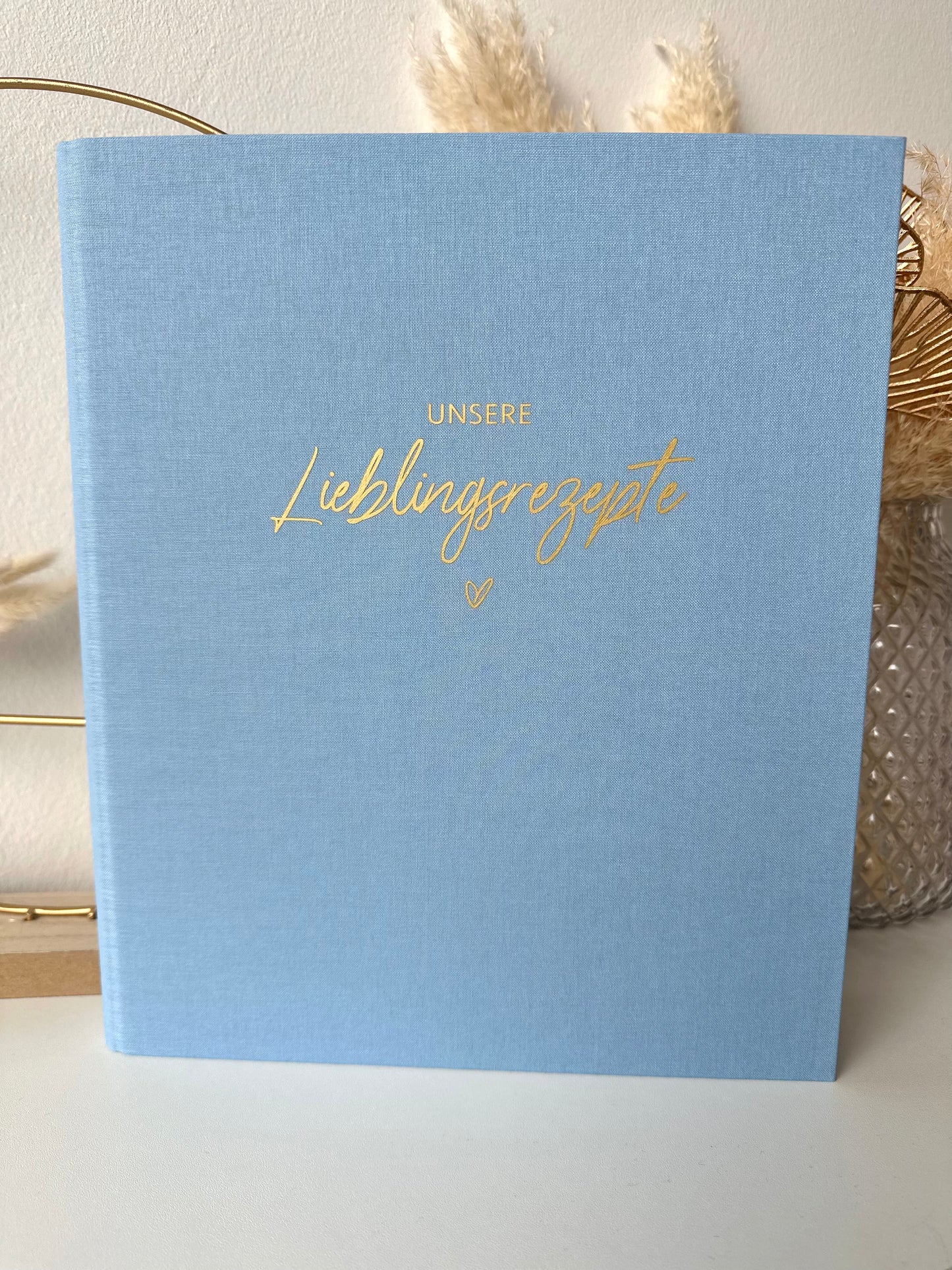 Rezept Ordner „Unsere Lieblingsrezepte“ Leinen A4