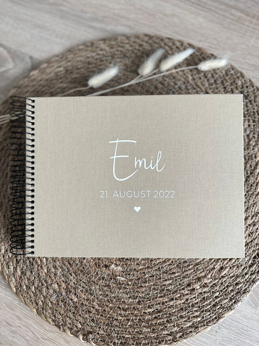 Personalisiertes Babyalbum Geburt